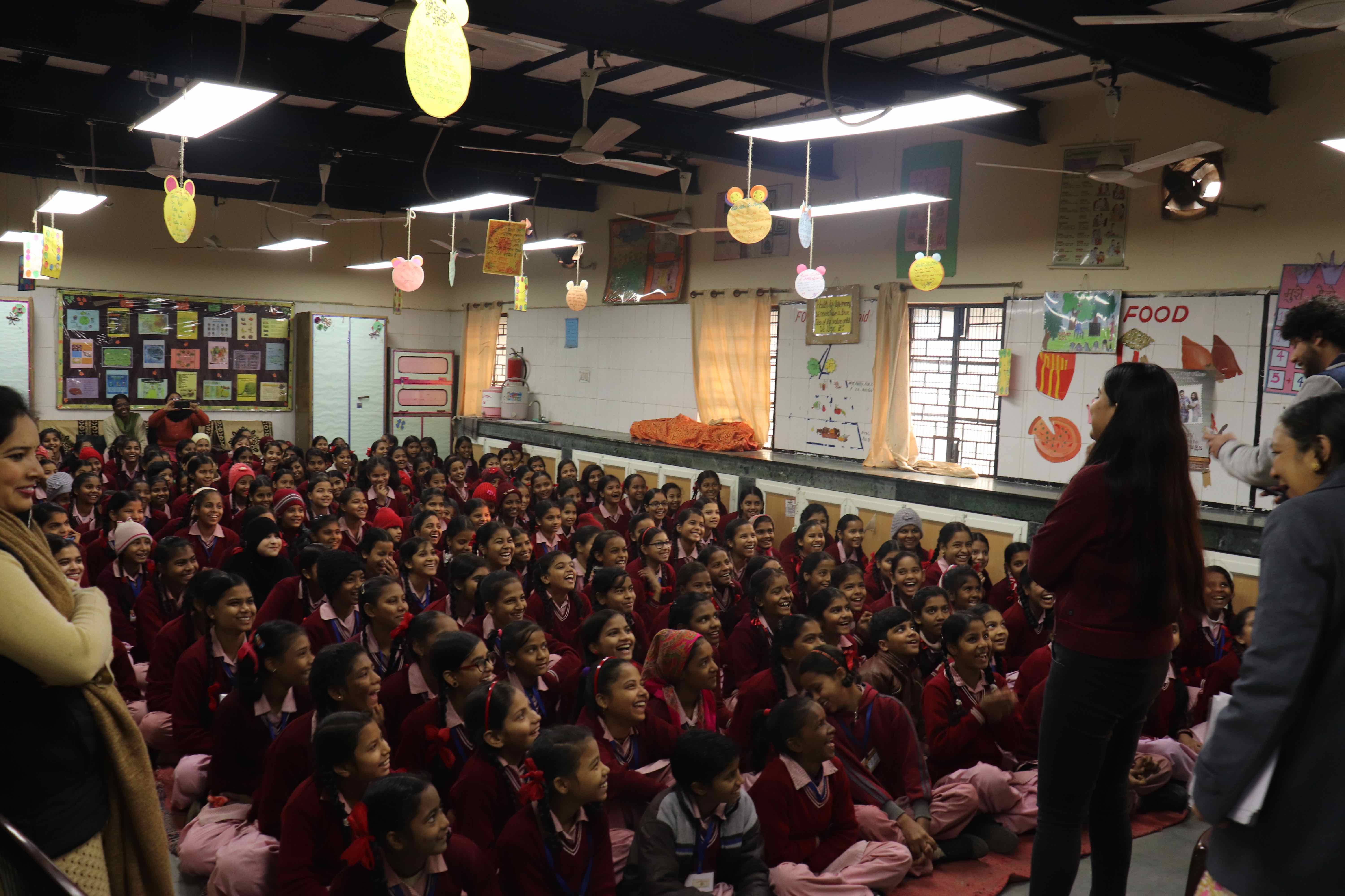 workshop with volunteers Volunteers conducting a workshop